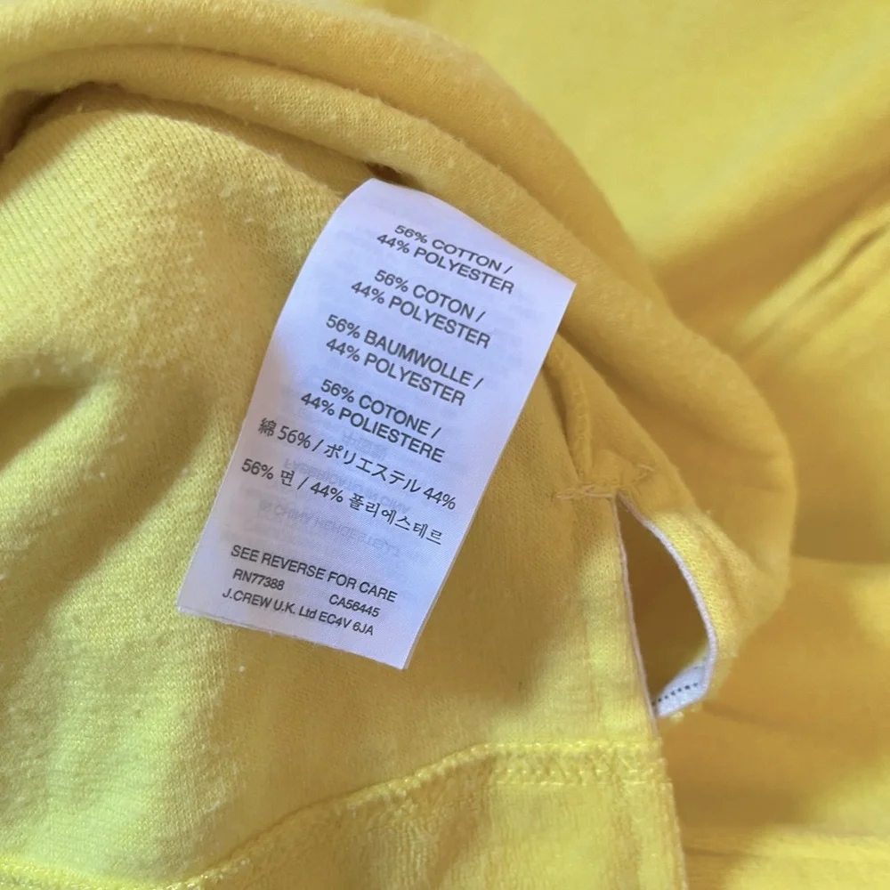 Crewcuts Yellow Hoodie swim coverup with Red Tassel in size 14